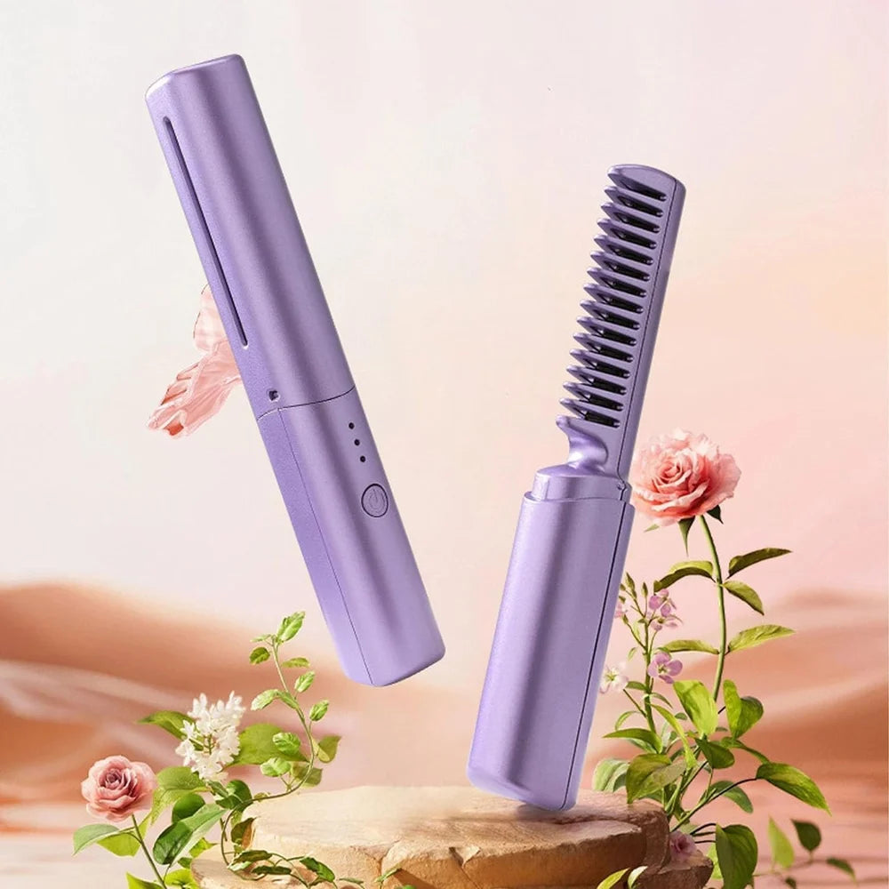 HAIR STRAIGHTENER MOBILE HEAT COMB